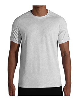 Men's Cooling Ice Silk Running Shirts Quick Dry Short Sleeve Athletic Gym T-Shirts UPF 50  Outdoor Workout Tshirts