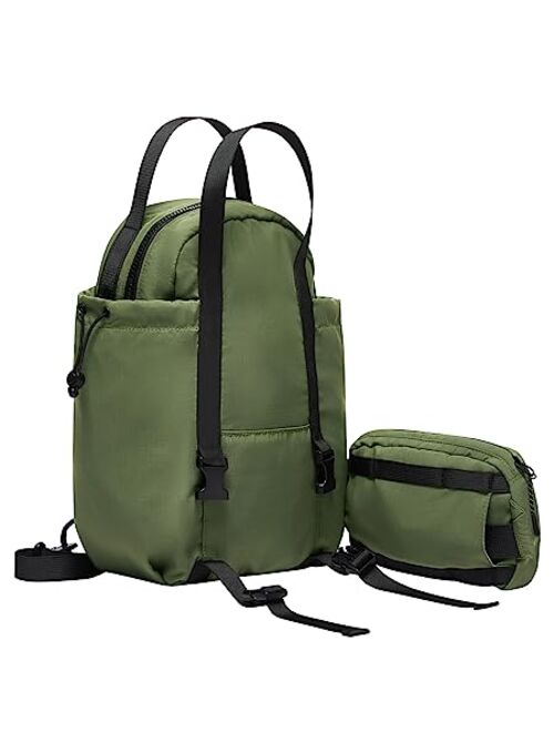 THE GYM PEOPLE Lightweight Mini Backpacks Womens Waterproof Travel Daypack Small Cute Crossbody Sling Bags