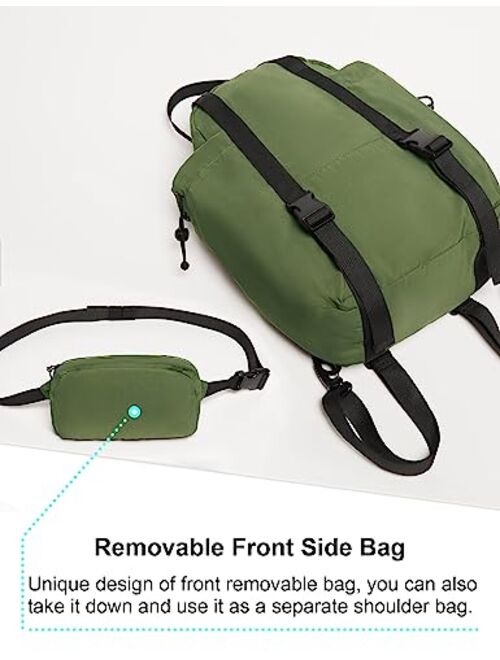 THE GYM PEOPLE Lightweight Mini Backpacks Womens Waterproof Travel Daypack Small Cute Crossbody Sling Bags