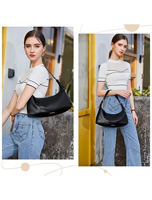 Montana West Cute Shoulder Hobo Bags for Women Trendy Mini Purses Leather Clutch Purse and Handbags