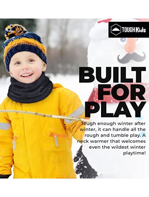 Tough Headwear Kids Neck Warmer - Kids Scarf, Toddler Neck Warmer & Kids Neck Gaiter - Kids Ski Mask & Kids Fleece Gaiter