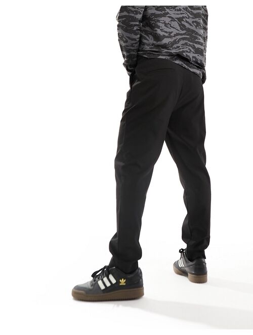Pull&Bear tailored pants in black