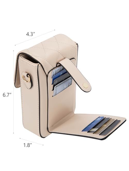 Montana West Cell Phone Purse Small Crossbody Bags for Women Mini Cellphone Wallet Bag with RFID Blocking Credit Card Slots