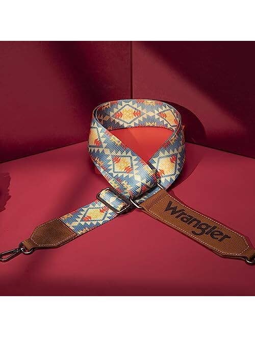 Montana West Wrangler Strap Western Purse Straps Replacement Crossbody Handbag Adjustable Aztec Wide Guitar Strap
