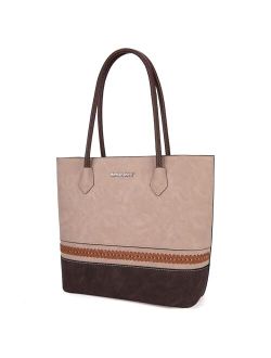 Large Tote Bags for Women Woven Purses and Handbags with Zipper