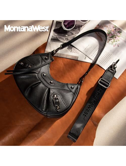 Montana West Retro Classic Small Purse for Women Cute Shoulder Hobo Bags Trendy Mini Purses