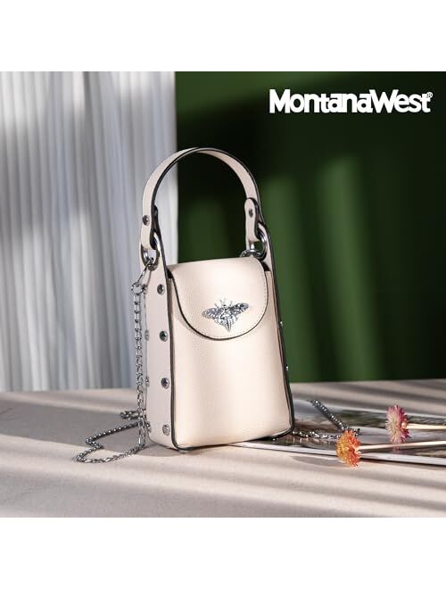 Montana West Mini Crossbody Purse for Women Cell Phone Bag Cute Purses for Women Top Handle Phone Pouch