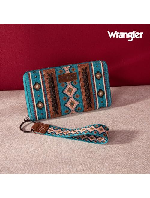 Montana West Wrangler Wristlet Western Wallet Boho Aztec Credit Card Holder for Women WG2202-W006CF