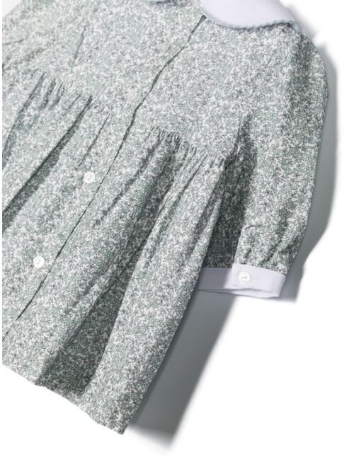 Patachou floral-print cotton dress