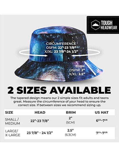 Tough Headwear Bucket Hats for Men - Fishing Hat - Mens Beach Hat - Bucket Hat for Women - Beach Hats for Women - Sun Hats