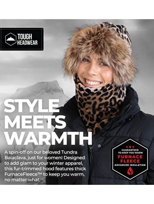 Tough Headwear Fleece Balaclava Ski Mask - Winter Face Mask for Men & Women - Face Cover for Extreme Cold Weather Gear Snowboarding Skiing
