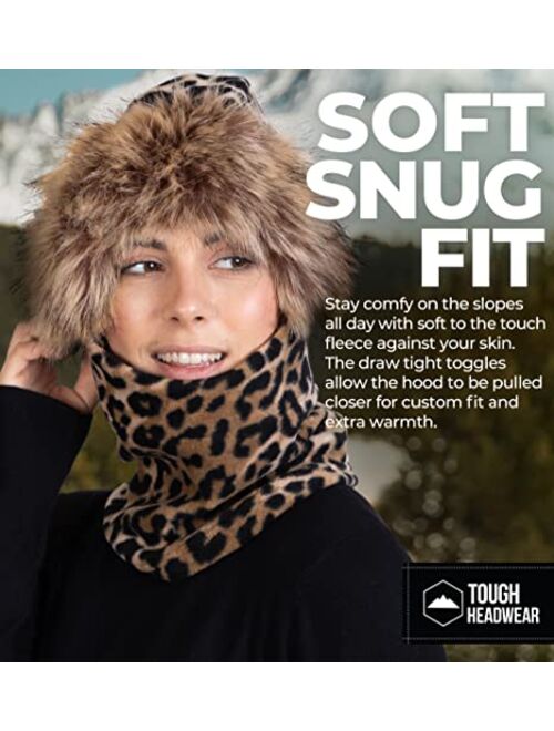 Tough Headwear Fleece Balaclava Ski Mask - Winter Face Mask for Men & Women - Face Cover for Extreme Cold Weather Gear Snowboarding Skiing
