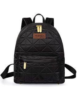 Wrangler Backpack Purse for Women Quilted Backpack for Casual