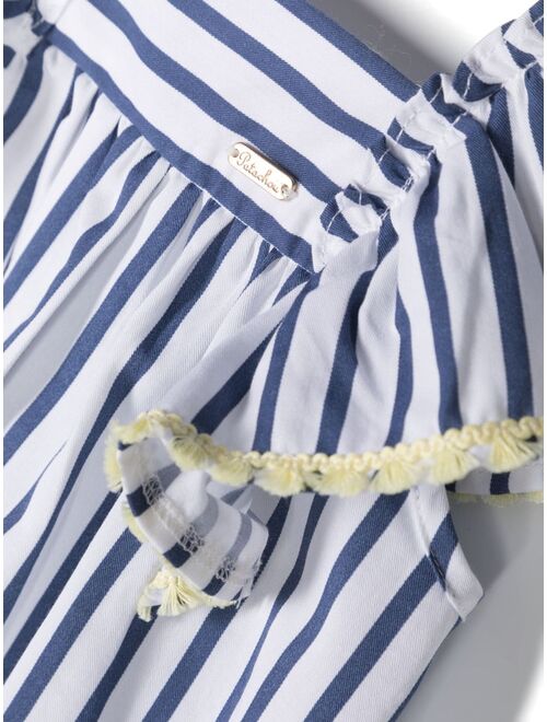 Patachou striped cotton dress