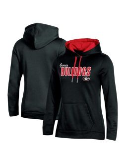 Black Georgia Bulldogs Team Pullover Hoodie