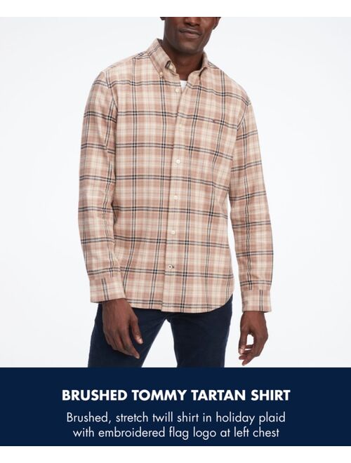 TOMMY HILFIGER Regular-Fit Brushed Plaid Shirt
