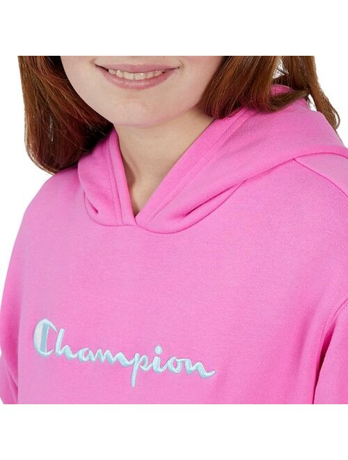 Girls 7-16 Champion Signature Fleece Logo Graphic Hoodie
