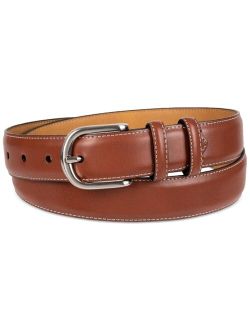 Men's Feather-Edge Double Loop Dress Belt, Created for Macy's