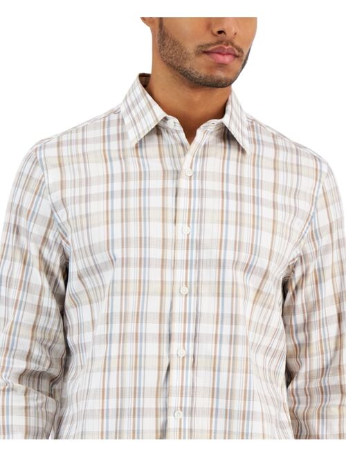 CLUB ROOM Men's Oscar Plaid Shirt, Created for Macy's
