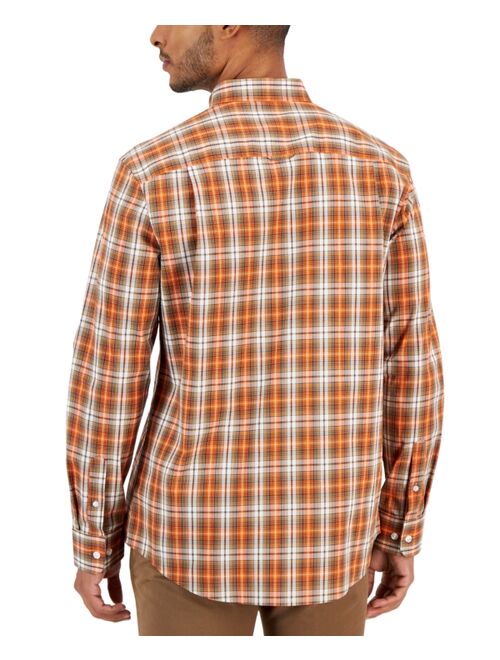 CLUB ROOM Men's Salle Plaid Shirt, Created for Macy's