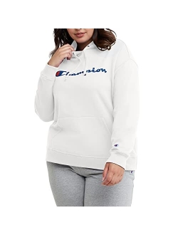 Women's Hoodie, Powerblend, Fleece Hoodie for Women, Script (Plus Size Available)