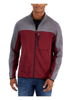 Men's Full-Zip Fleece Sweater, Created for Macy's