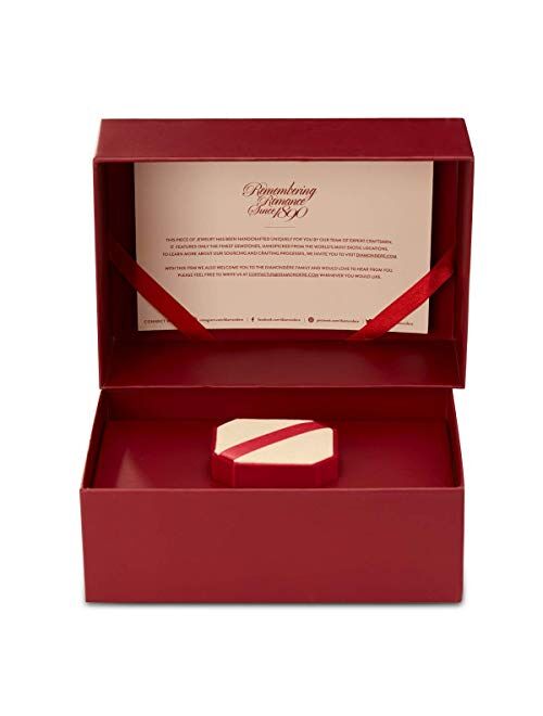 Diamondere Natural and Certified Gemstone and Baguette Diamond Wedding Ring in 14K White Gold | 0.79 Carat Half Eternity Stackable Band for Women, US Size 4 to 9