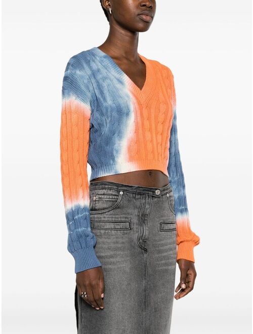 Diesel M-Janel tie-dye jumper