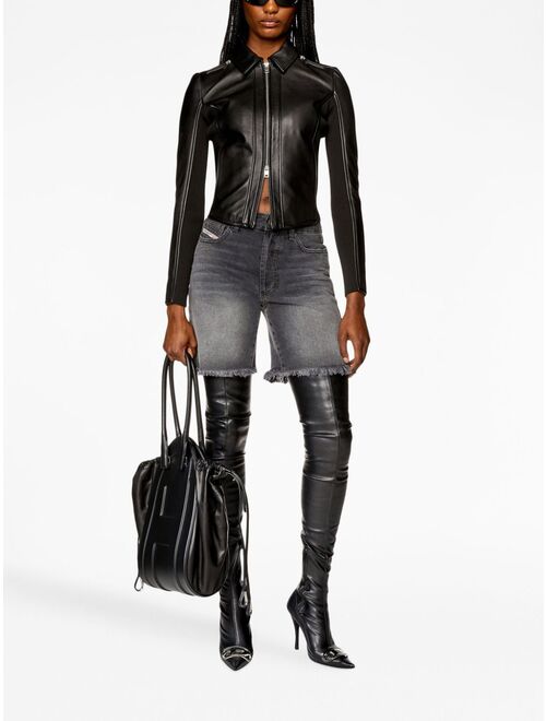 Diesel L-Sask leather biker jacket