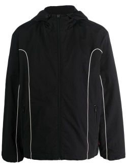 J-Hivessin zip-up hooded jacket