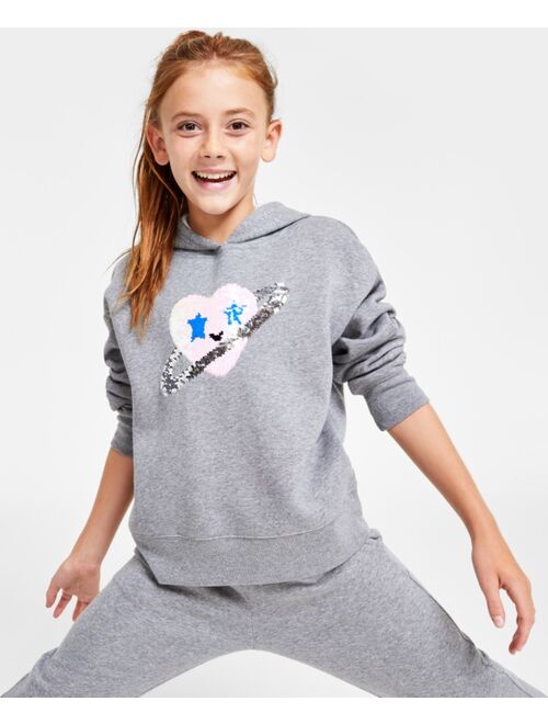 EPIC THREADS Big Girls Sequin Heart Hoodie, Created for Macy's