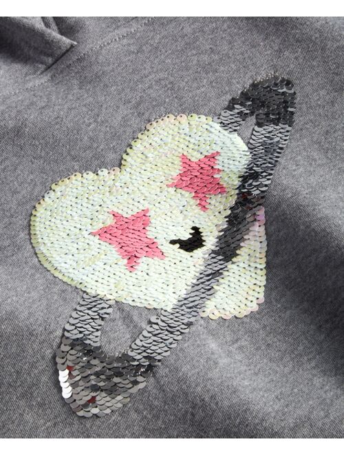 EPIC THREADS Big Girls Sequin Heart Hoodie, Created for Macy's