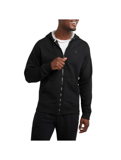 Champion Men's Zip-Up Hoodie, Powerblend, Zip-Up Hoodie Sweatshirt for Men (Reg. or Big & Tall)