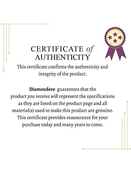 Diamondere Natural and Certified Gemstone and Diamond Wedding Ring in 10K White Gold | 0.92 Carat Half Eternity Stackable Band for Women, US Size 4 to 9