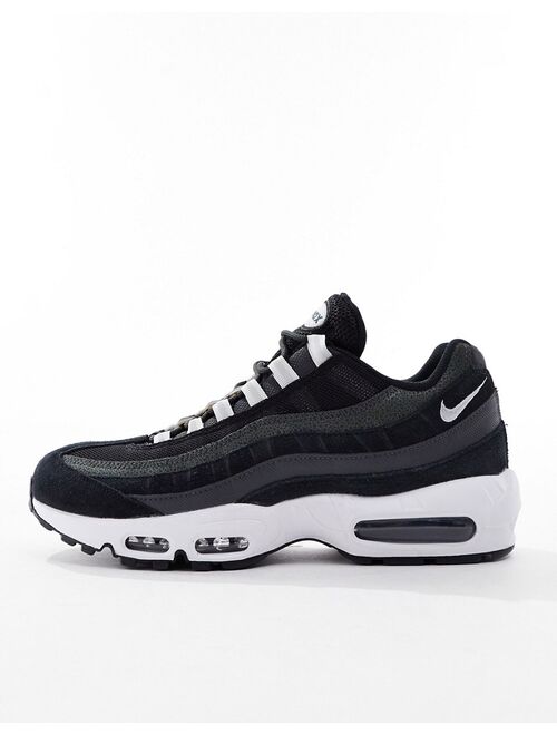 Nike Air Max 95 sneakers in black and off white