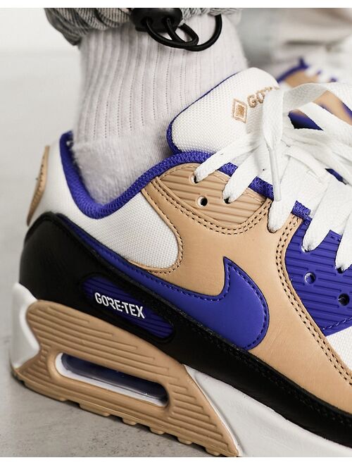 Nike Air Max 90 Gore-tex sneakers in hem and black