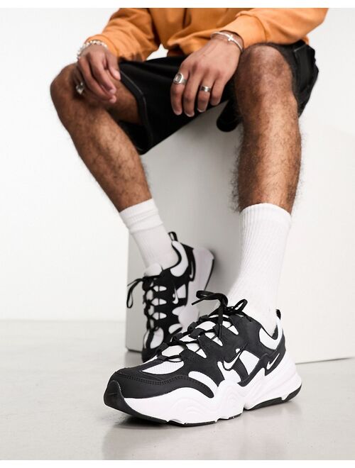 Nike Tech Hera sneakers in black and white