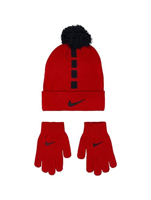 Nike Big Kids' Elite Beanie and Gloves Set