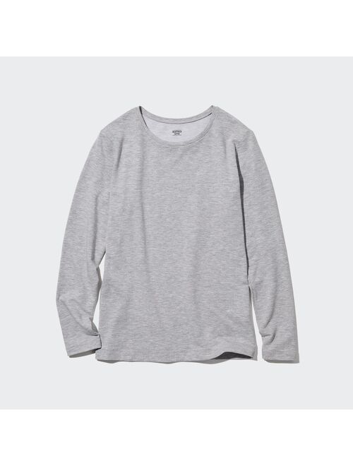 Uniqlo HEATTECH Cotton Crew Neck Long-Sleeve T-Shirt (Extra Warm)