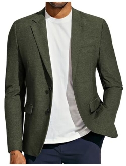 Men's Casual Blazer Suit Jackets Wrinke Free Lightweight Stretch Sport Coats