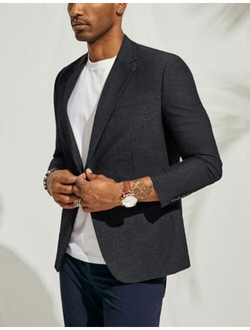 PJ PAUL JONES Men's Casual Blazer Suit Jackets Wrinke Free Lightweight Stretch Sport Coats