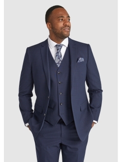 Men's Big & Tall Damon Check Suit Jacket