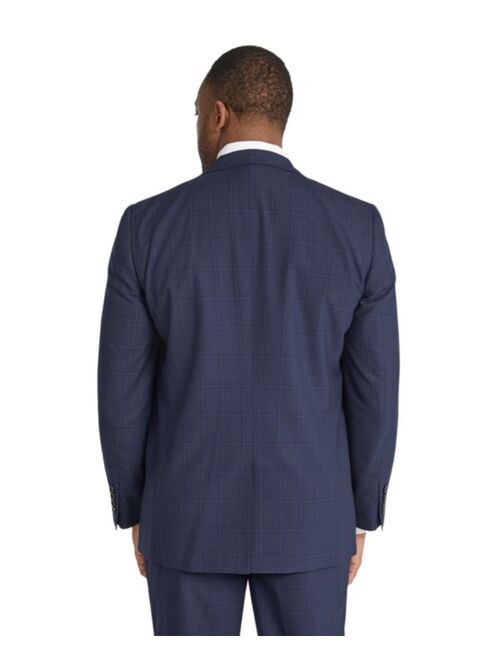 JOHNNY BIGG Men's Big & Tall Damon Check Suit Jacket