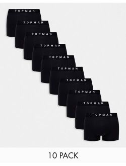 10 pack trunks in black