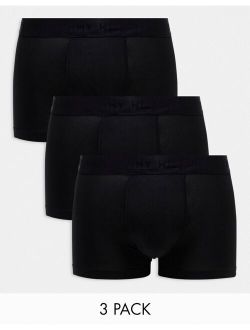 Everyday Luxe 3-pack briefs in black