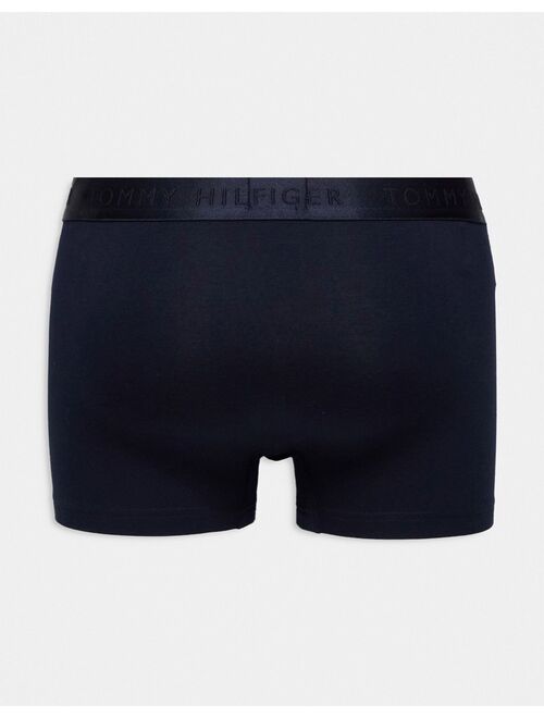 Tommy Hilfiger Everyday Luxe 3-pack trunks in navy