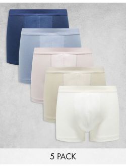 5 pack trunks in multiple colors