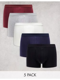5 pack briefs in multiple colors