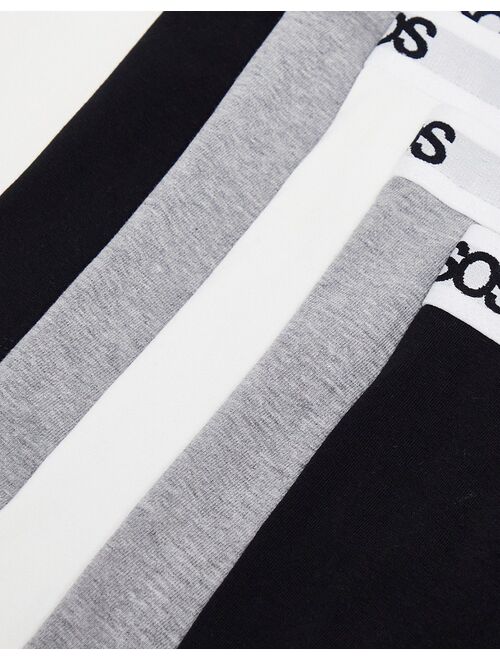 ASOS DESIGN 5-pack boxer briefs with branded waistband