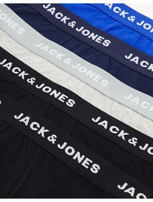 Jack & Jones 5 pack trunks in multi